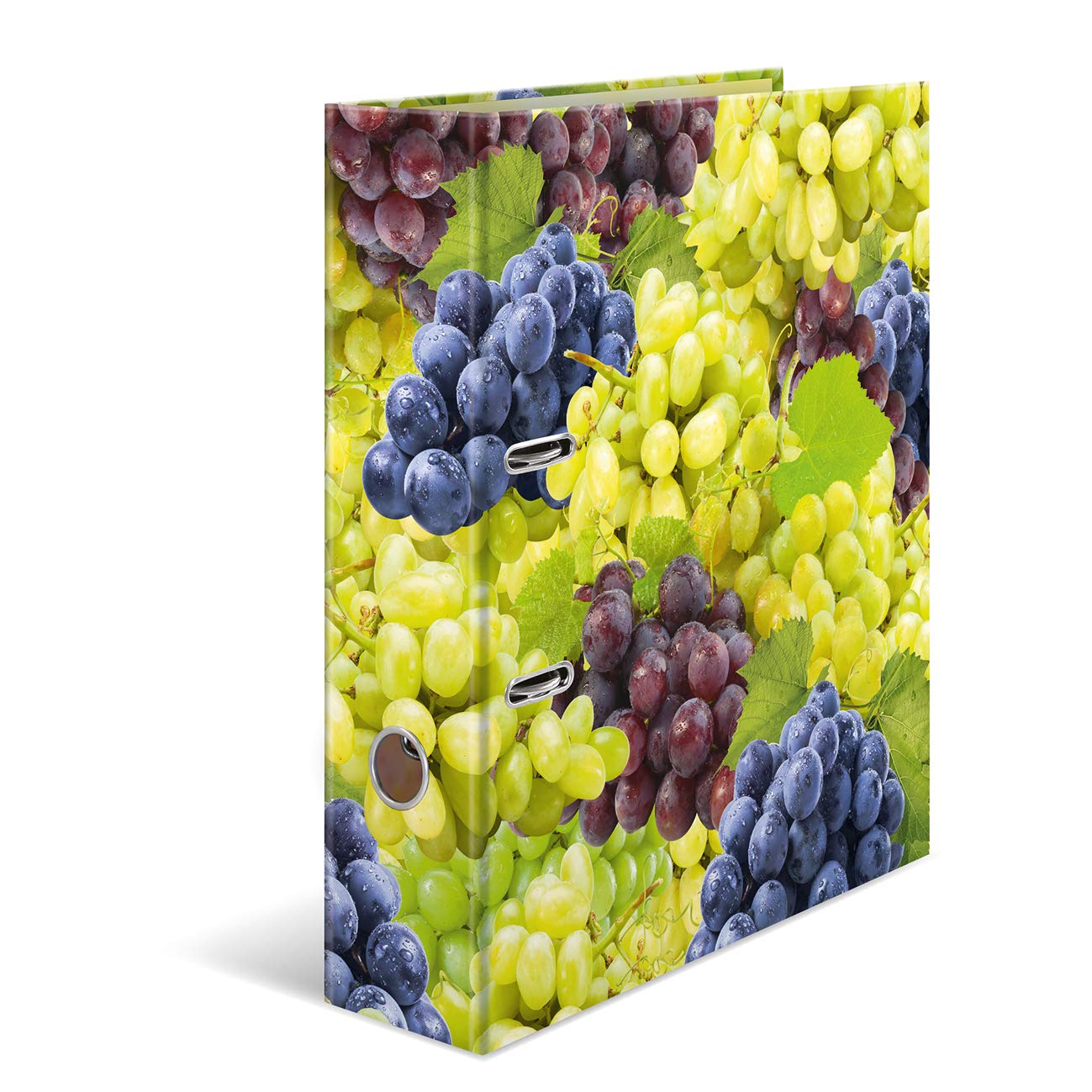 HERMA Lever Arch File Fruits with Grapes Motif, A4, 70 mm Spine, with Inner Print, 1 Folder