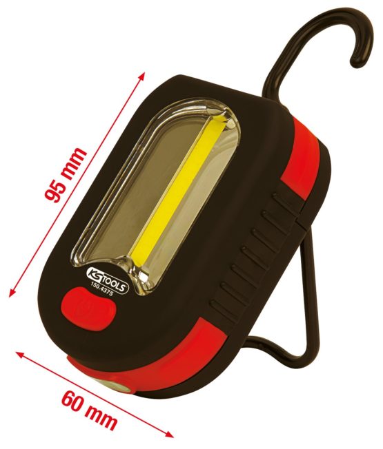 KS Tools 150.4375 Mobile LED Power Stripe Workshop Hand Lamp 3 W, Colour, Size - Image 2