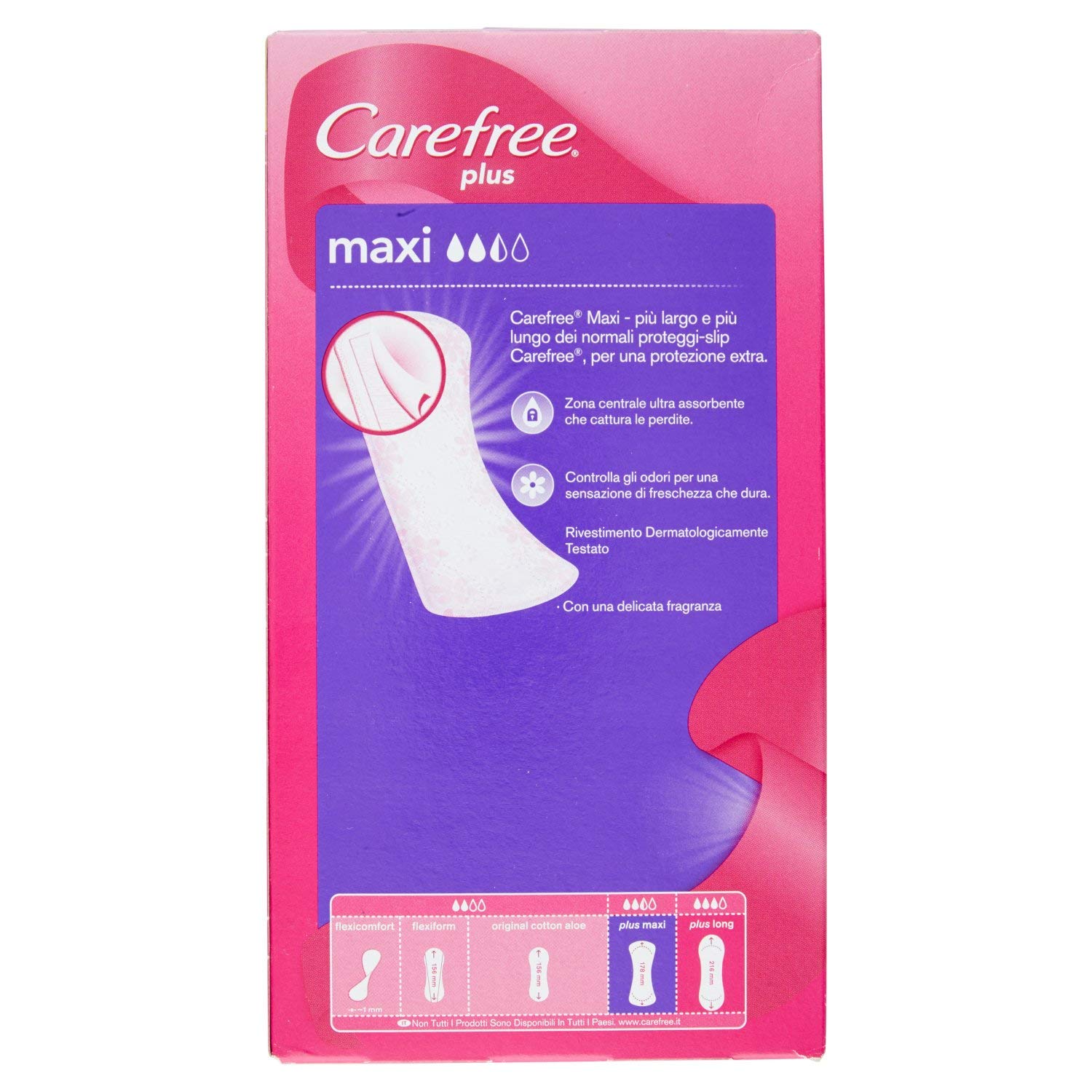 Carefree Maxi Panty Liners, 36 Pieces, 36 Unità (Confezione da 1) - Image 4