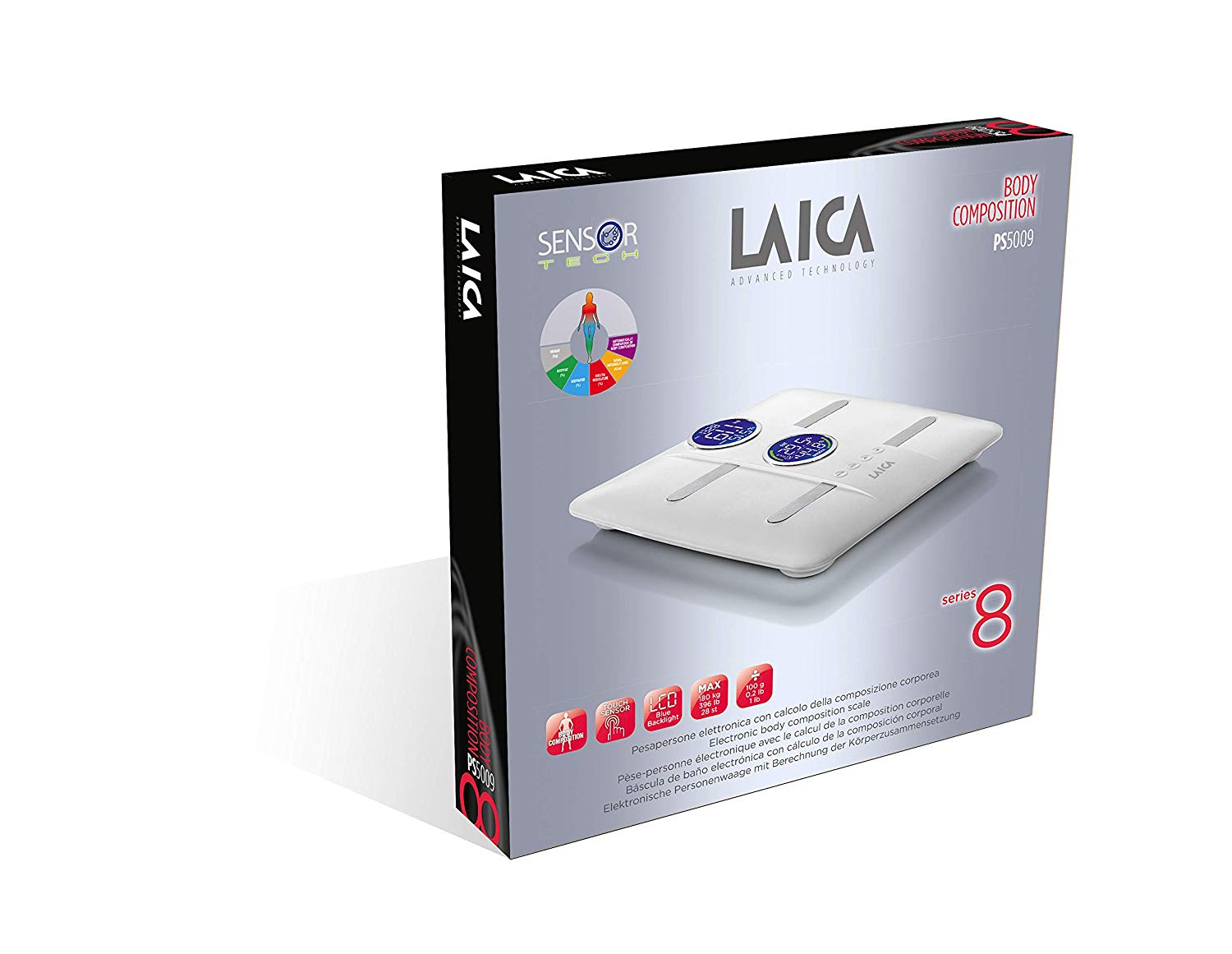 LAICA PS5009 W Electronic Scale, White, No - Image 4