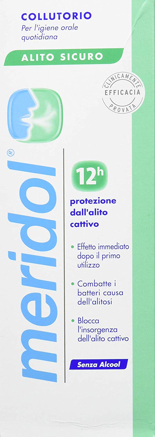 Meridol Halitosis Mouthwash 400 ml, L 38/40, 1 ml (Pack of 400)
