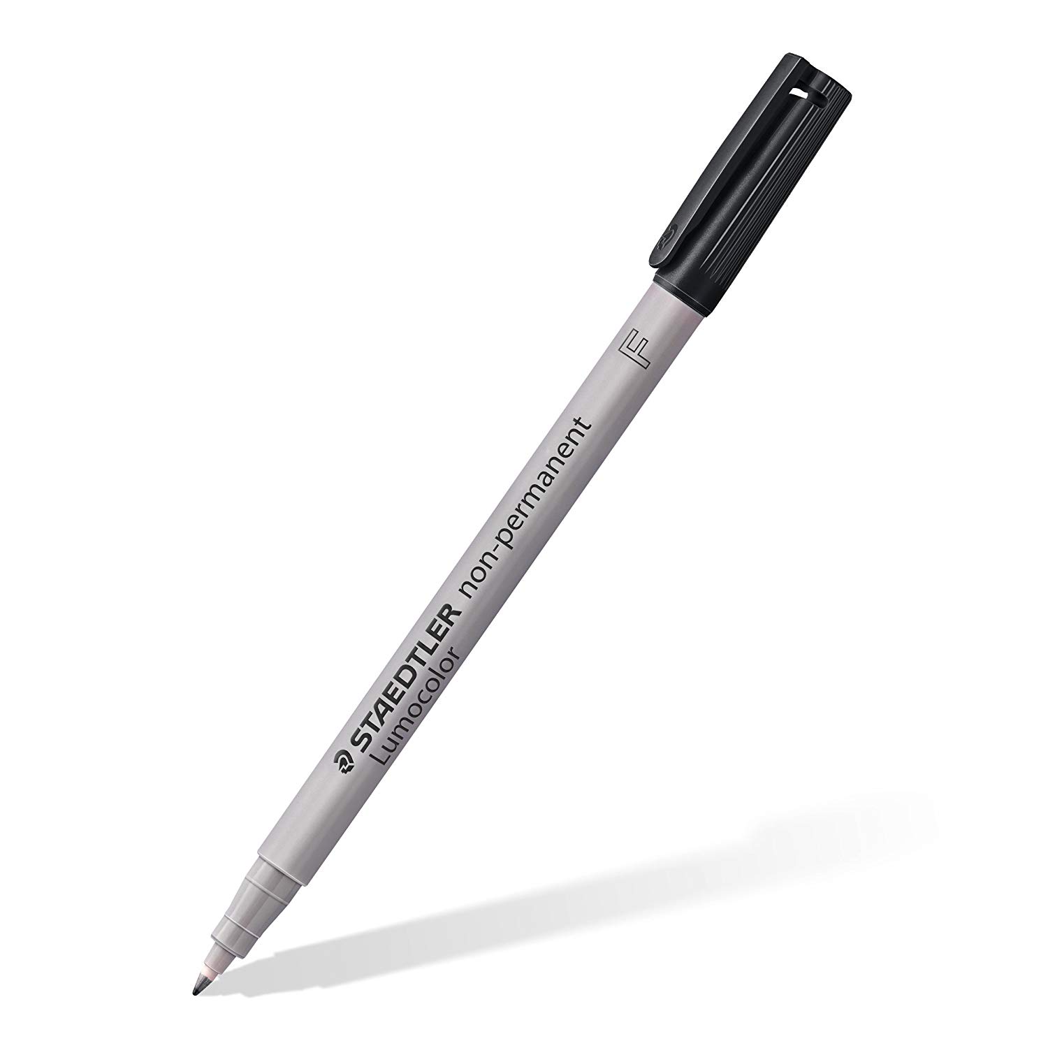 STAEDTLER 316-9 Lumocolor Non-Permanent Pen, Fine Line Width, 0.6mm - Black (Box of 10) - Image 2