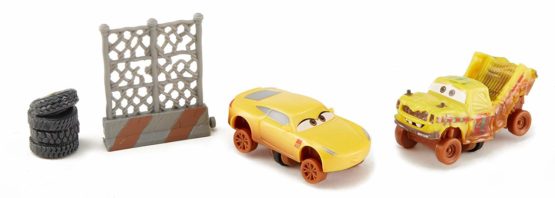 Disney Cars DYB15 Cars 3 Crazy 8 Crashers Taco and Cruz Ramirez Vehicle (Pack of 2) - Image 3