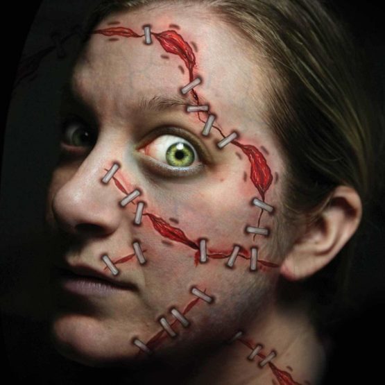 Epic Armoury MW-131273 Stapled Temporary Tattoo Transfer, Unisex Adult - Image 2