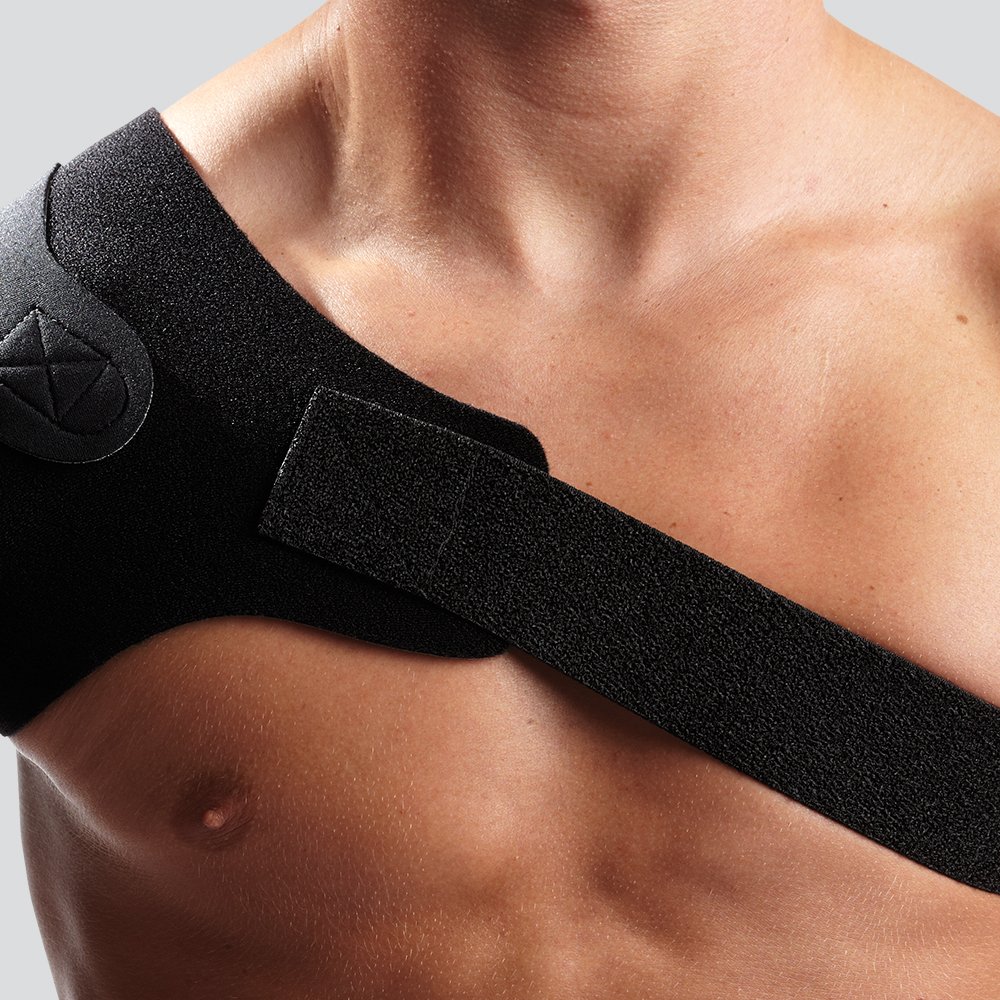 McDavid 463 Light Shoulder Support - Men and Women - Right or Left Side, Black - Image 3