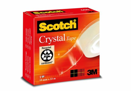 Scotch Crystal Ruban 19 mm x 33 m Transparent