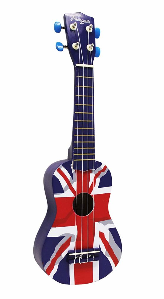 Martin Smith Soprano Ukulele with Ukulele Bag and Union Jack Design - Image 2