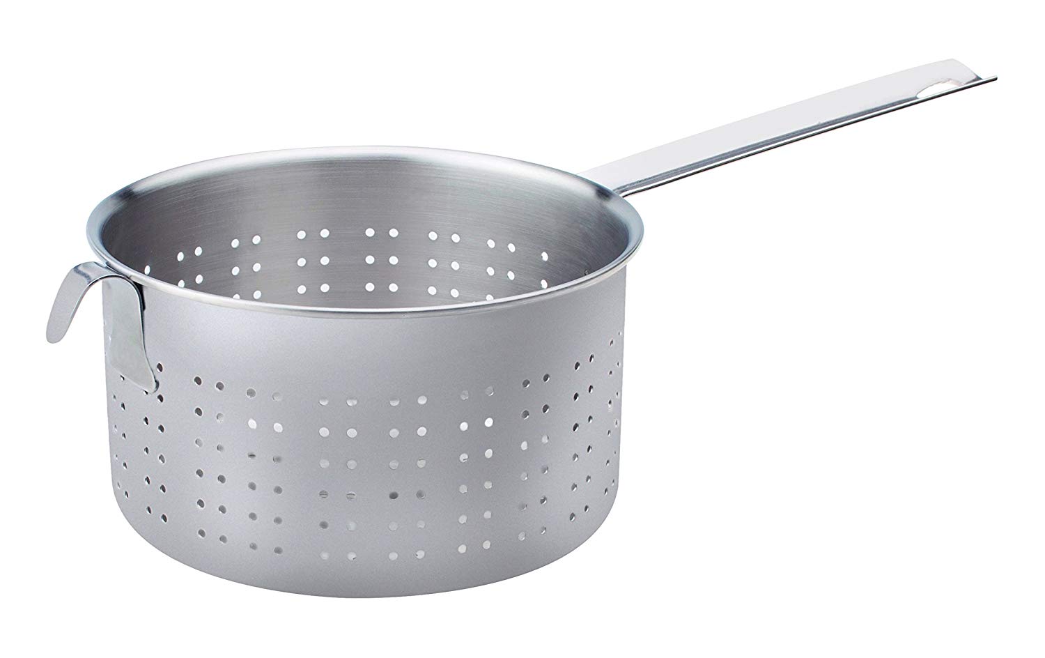 Pentole Agnelli Heat Pasta Colander With 1 Handle Inbox 18/10, Diameter 18 Cm, Silver