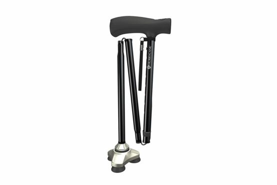 Drive HurryCane Folding All-Terrain Cane/Walking Stick, Red - Image 2
