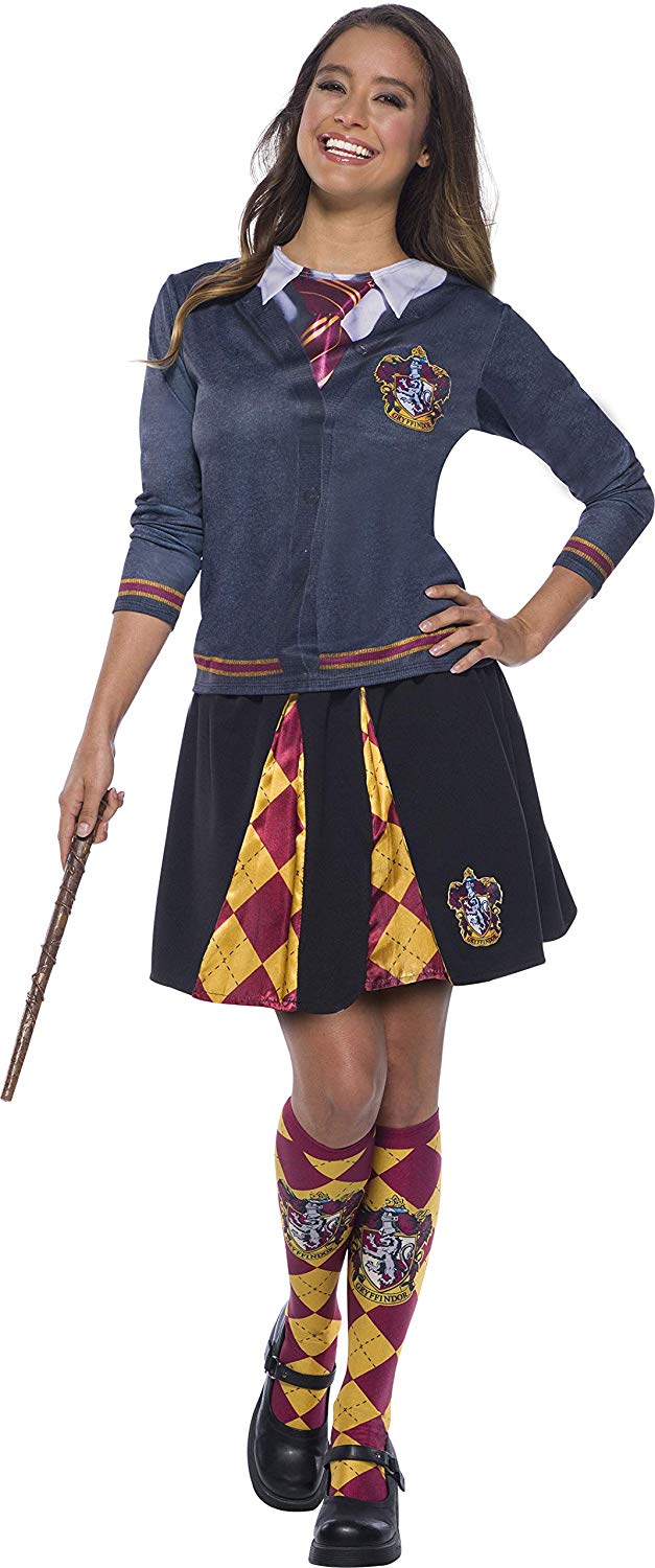 Rubies Official Harry Potter Gryffindor Costume Top, Ladies Size Small Halloween, Red