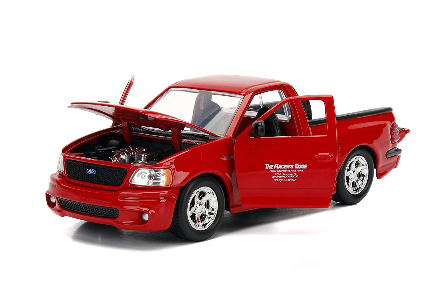 Jada Toys - 99574R - FAST AND FURIOUS Model DieCast BRIAN's FORD F-150 SVT LIGHTNING 20cm 1/24 - Red, Approx 20cm long - Image 4
