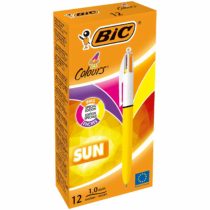 BIC 4 Colours Sun Ballpoint Pens - Box of 12