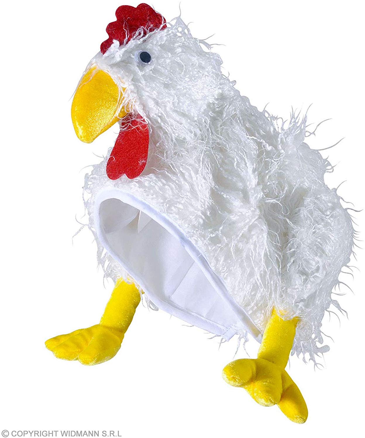 Chicken Novelty Hats Caps & Headwear for Fancy Dress Costumes Accessory, White