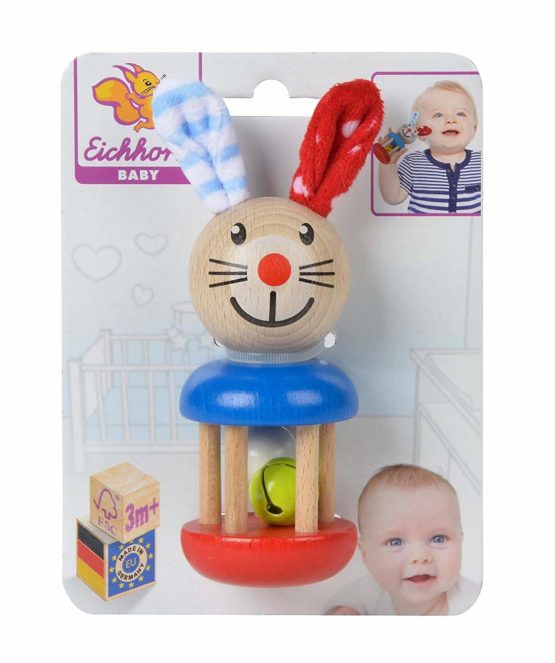 Heros 100017013 "Baby - Bunny Wooden Rattle - Image 4