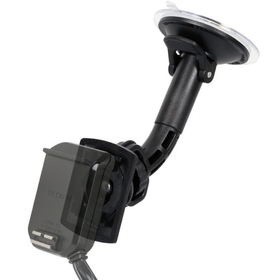 Wicked Chili Car Windscreen Bracket for Becker MAGCLICK Active Adaptor (Adapter Not Included) (Made in Germany, Ball Joint and 360 Degree Rotation Black