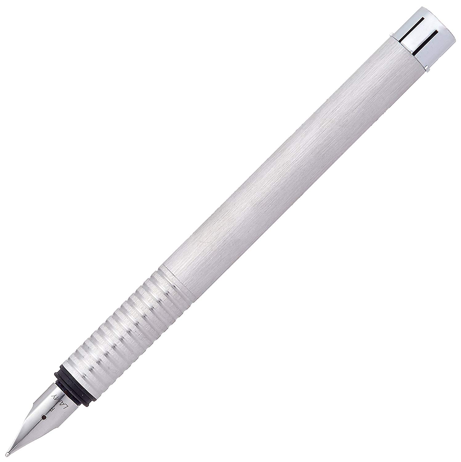 LAMY Logo GB13711 Fine Nib Fountain Pen, Silver - Image 2