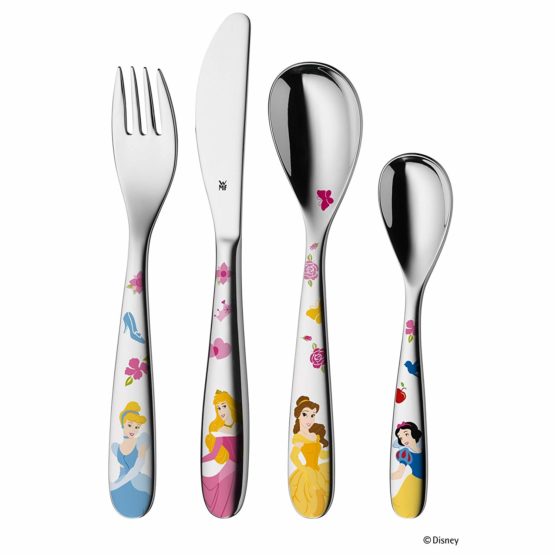 WMF 12824099641 Children's Crockery Set 6-Piece Princess Cromargan 18/10 Stainless Steel Polished Suitable from 3 Years 35.1 x 33.4 x 20.3 cm - Image 2