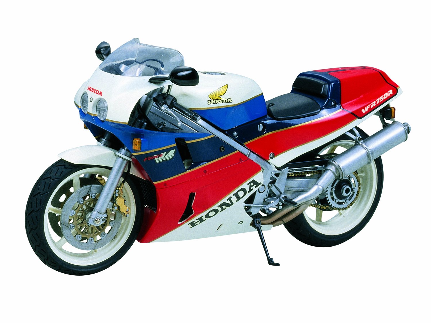 Tamiya 300014057 1: 12 Honda VFR 750R 1987 Motorcycle, Brown, 13.75 inches (W) x 8 inches (L) x 2.5 inches (H)