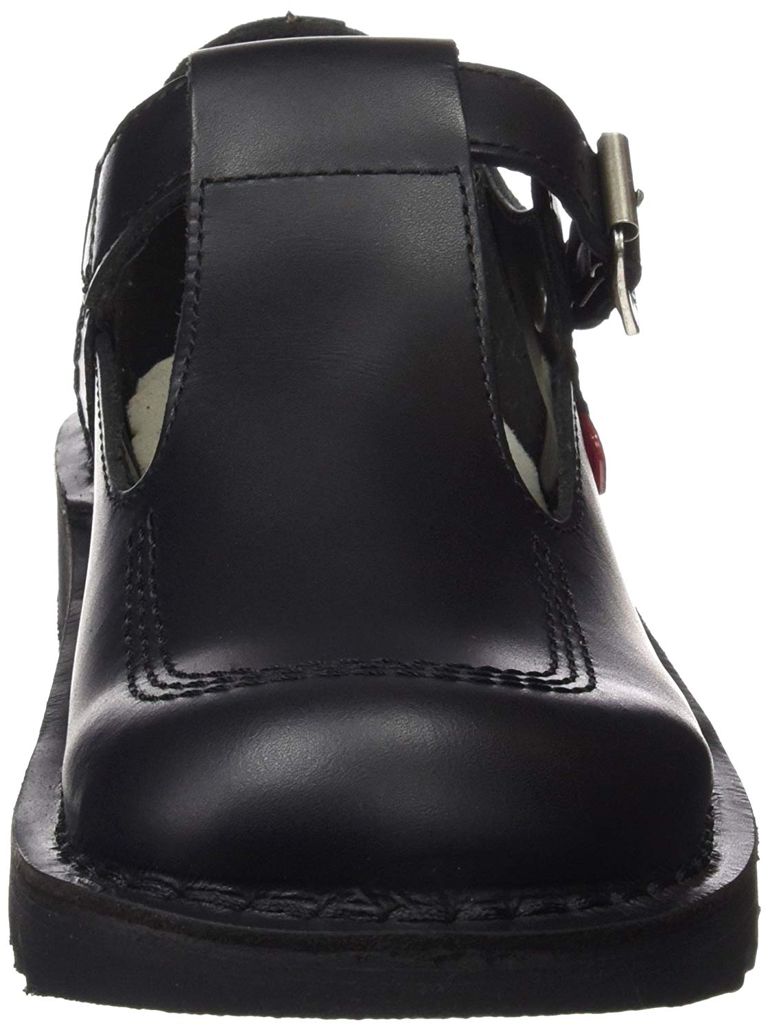 Kickers Women's Kick T Bar Black Leather School Shoes, 8 UK - Image 2