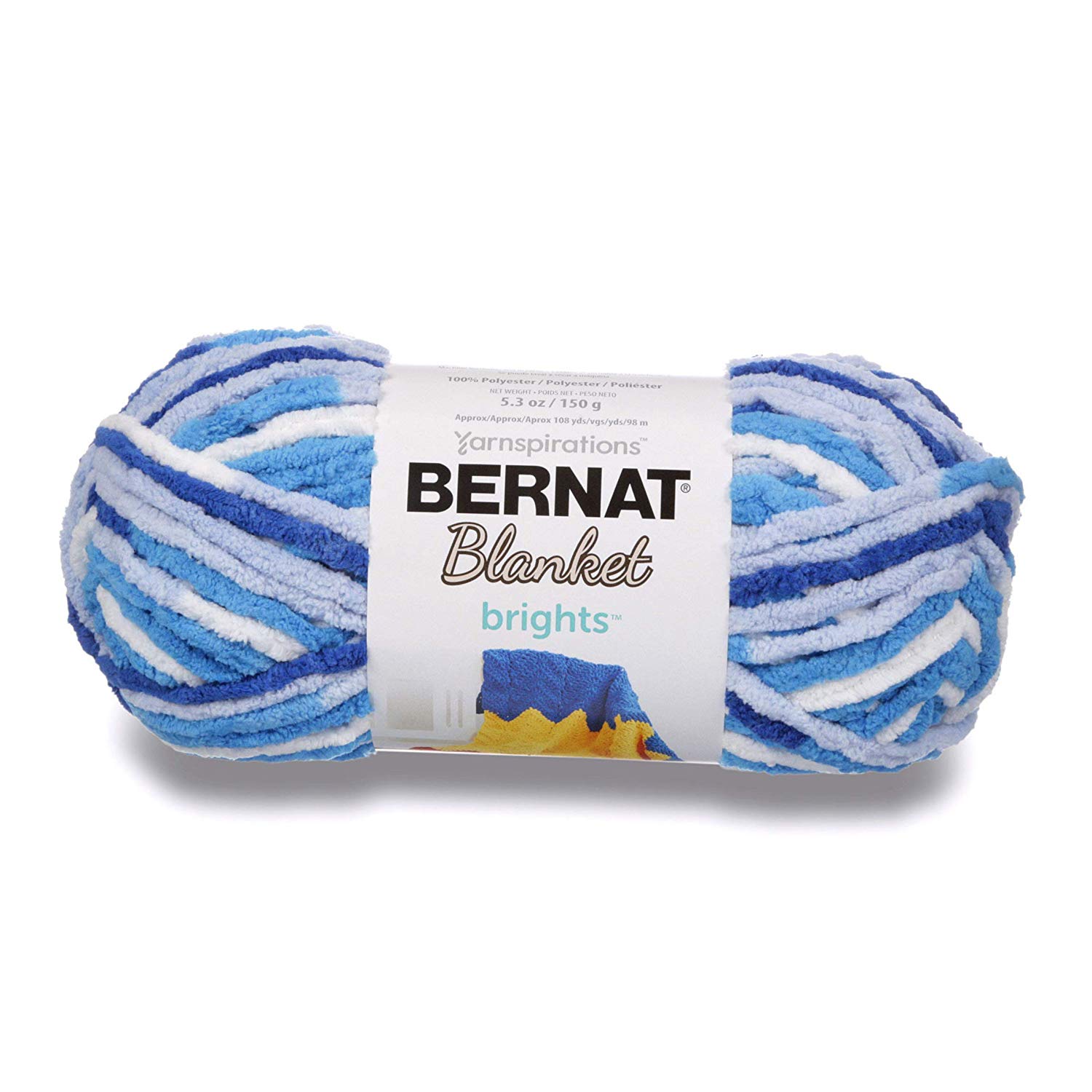 BERNAT Blanket Brights, WATERSLIDE Variegated, 150g BigaMart