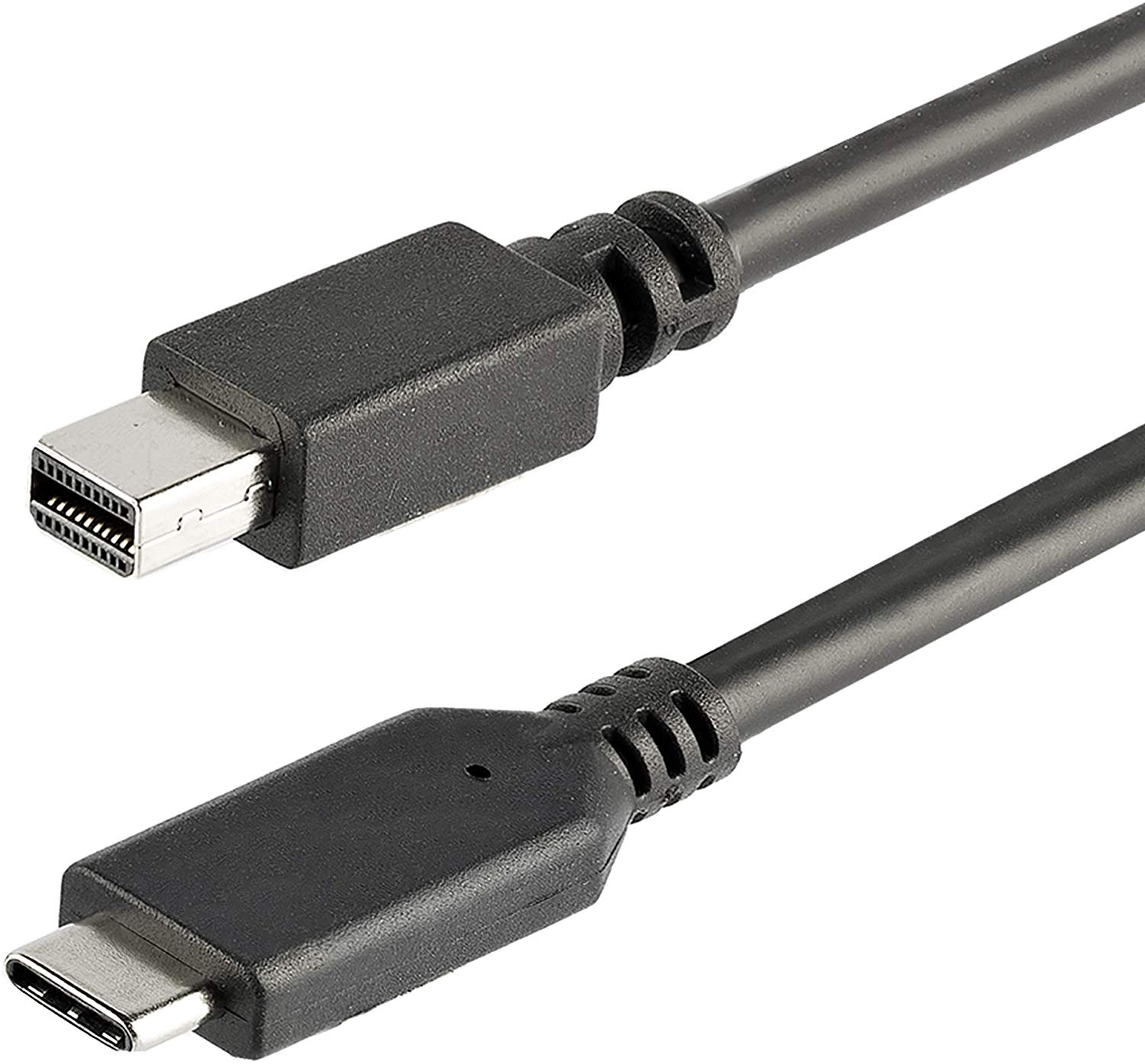 StarTech.com 1m / 3.3ft USB-C to Mini DisplayPort Cable - 4K 60Hz - Black - USB 3.1 Type C to mDP Adapter (CDP2MDPMM1MB) - Image 3