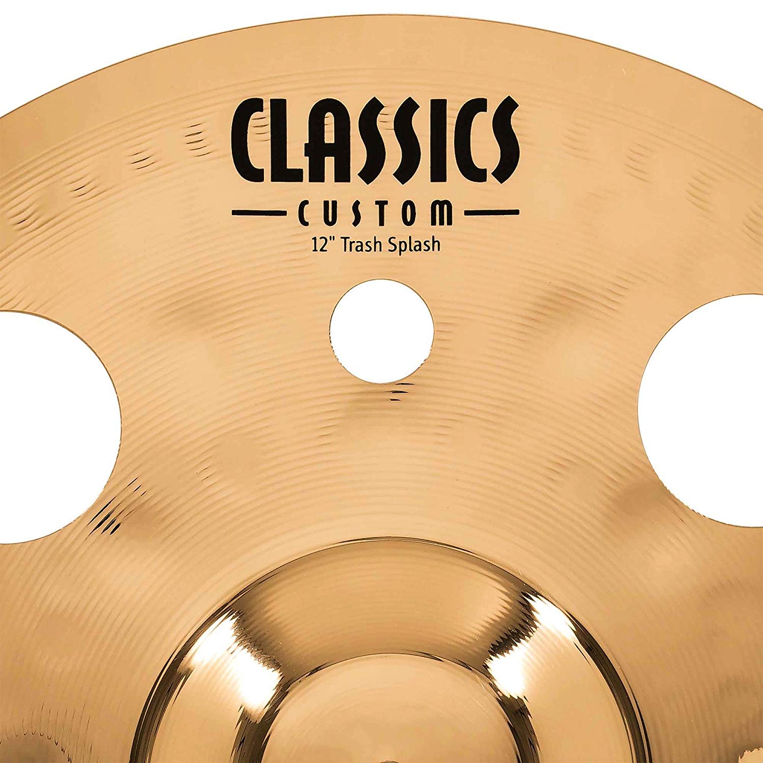 Meinl Cymbals Classics Custom Brilliant Trash Splash Cymbal 12 inch (Video) for Drum Set (30,48cm) B12 Bronze - Image 4