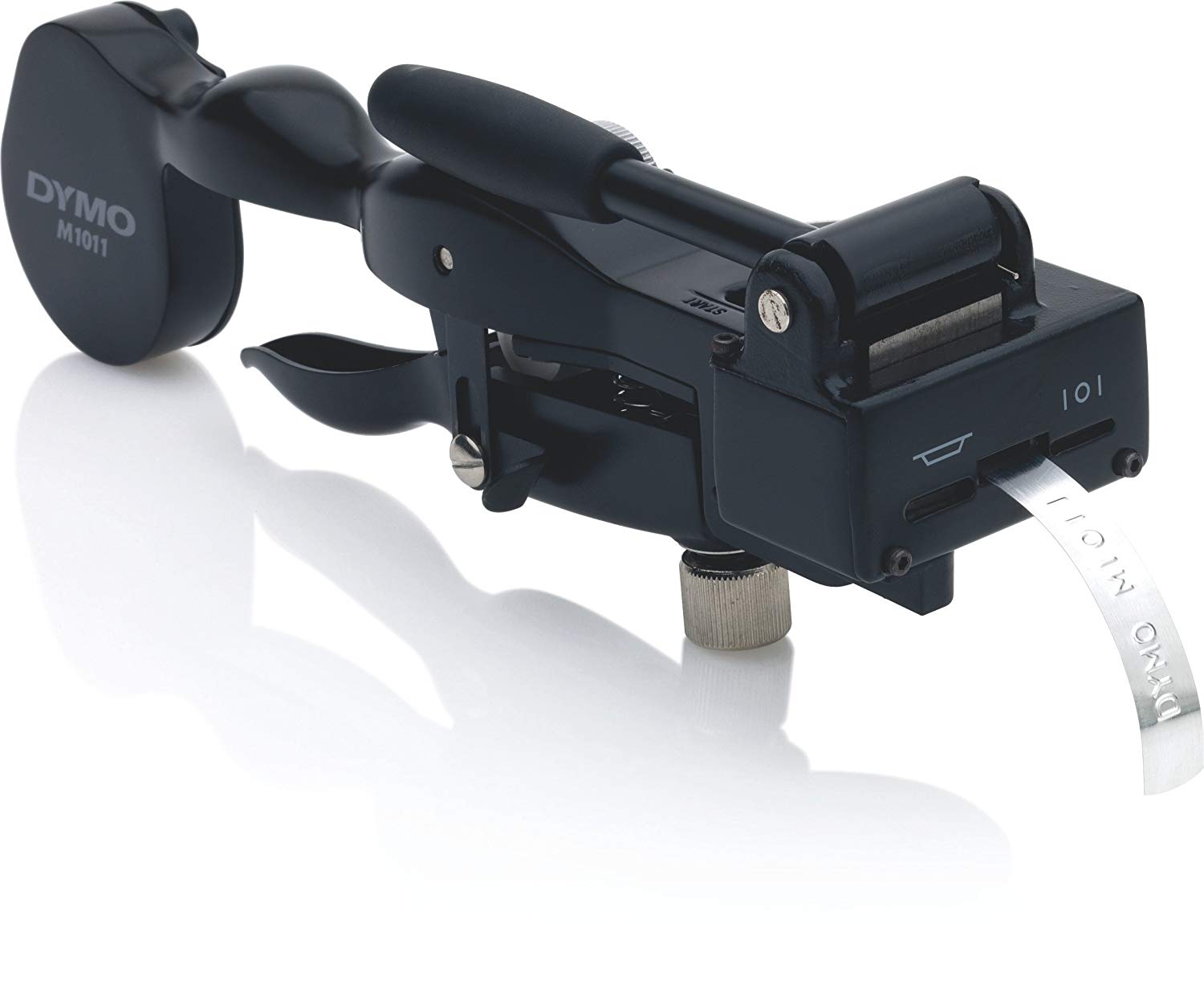 DYMO Rhino M1011 Industrial Embossing Label Maker Tool, Black - Image 2
