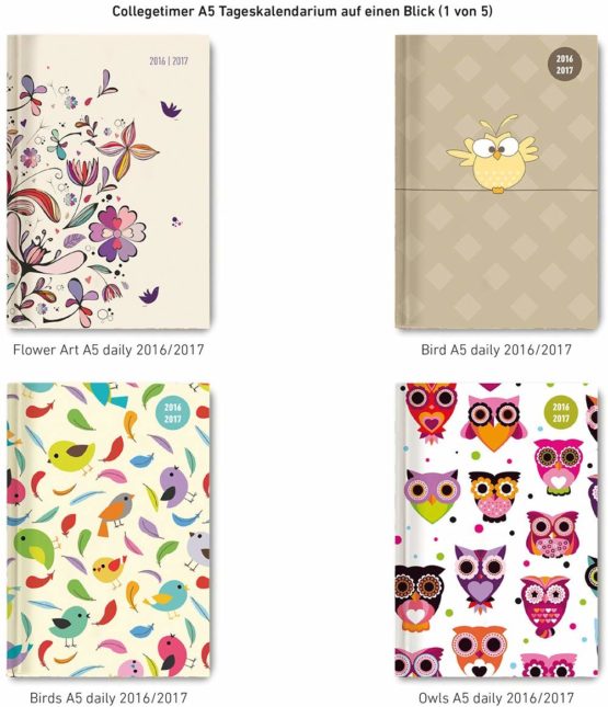 Alpha Edition collegetimer 170719 Daily School Diary for Year 2016/2017, A5 - Image 3