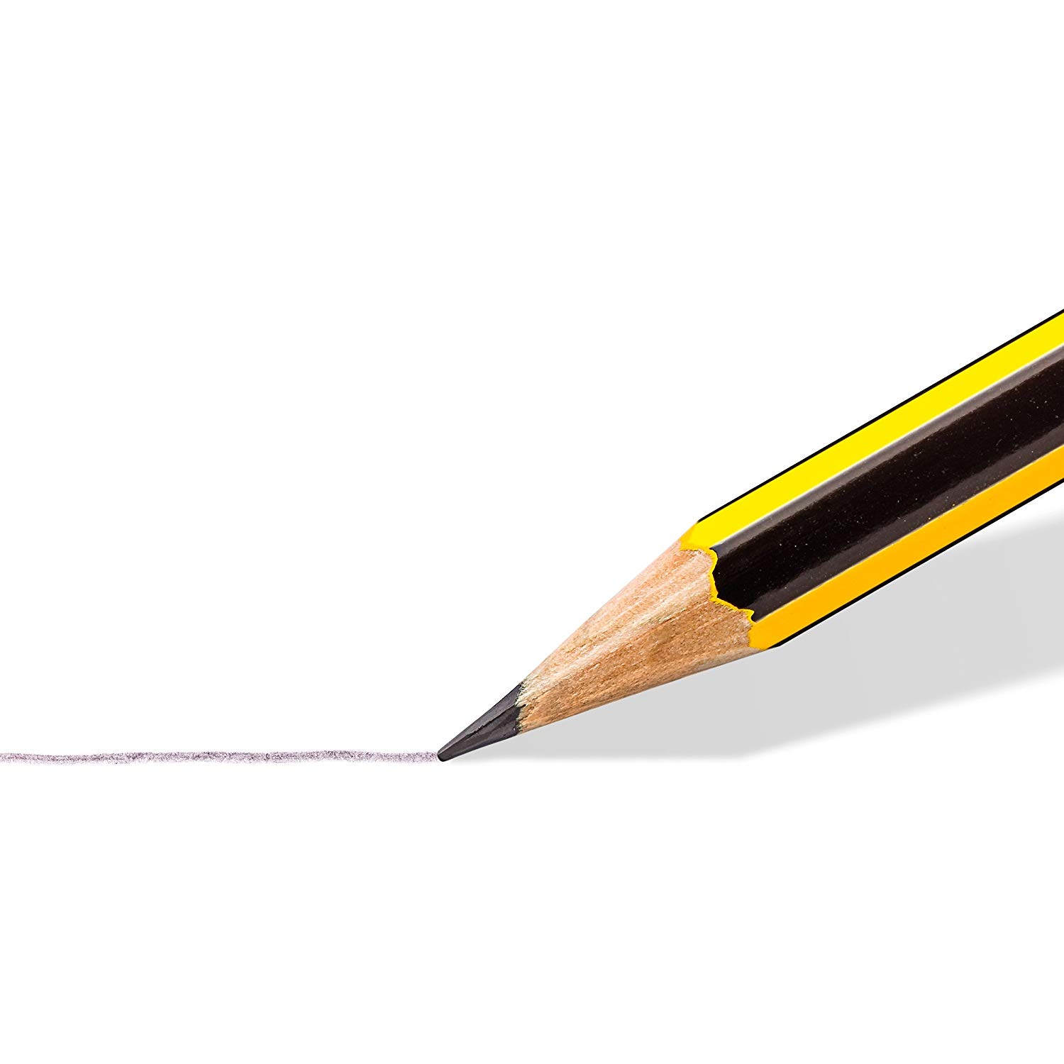 STAEDTLER 122-2BK3DA Noris Graphite Pencil with Eraser Tip - HB (Pack of 3), 3 Count (Pack of 1) - Image 3