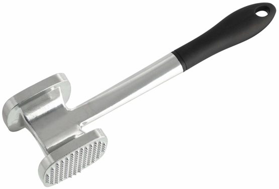 Fackelmann 45826 Meat Tenderiser of Plastic/Aluminium, Black/Silver