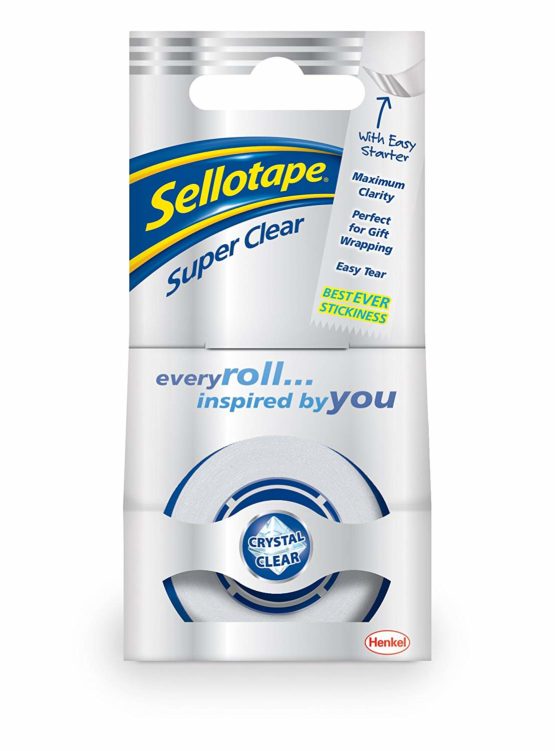 Sellotape 1569594 Super Tape - 18 mm x 25 m, Clear
