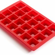 Lékué 24 Cavity Mini Brownie Mould, Red