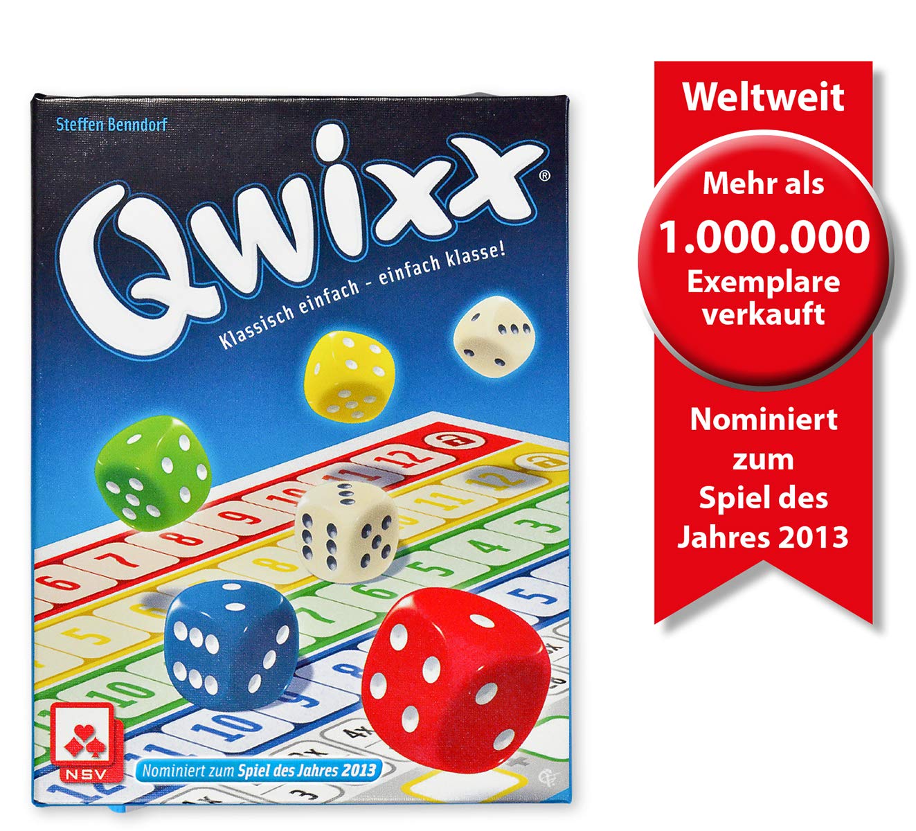 Dice Game 4015 QWIXX Nominated for The Game of The Year 2013 NSV 