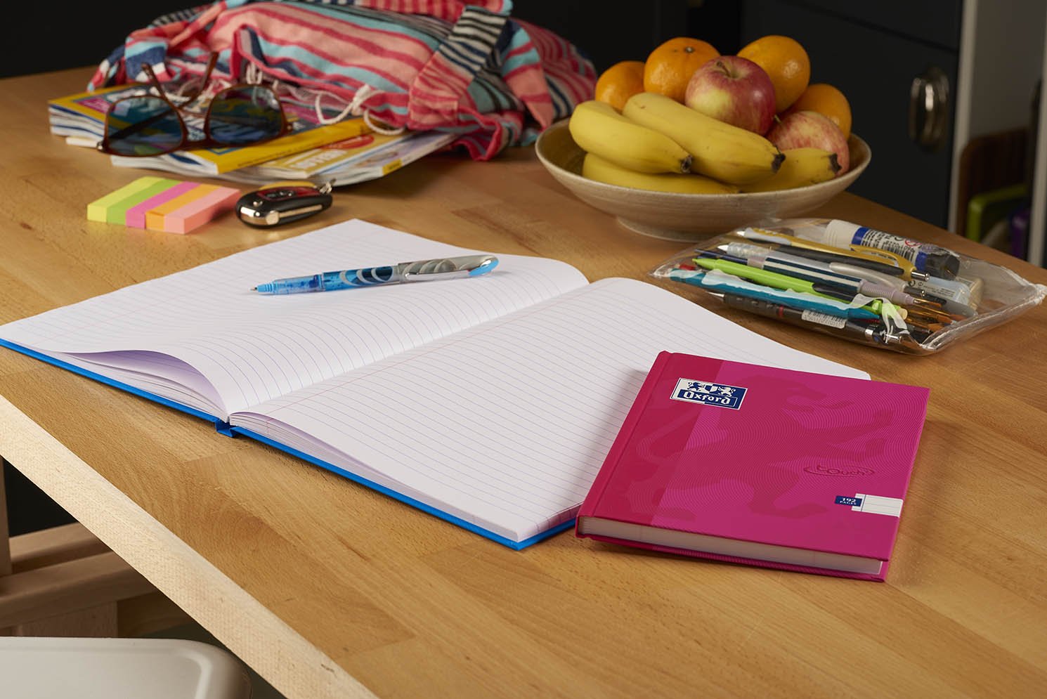 Oxford A4 192 Page Hardback Casebound Notebook Assorted Colours, Pack of 5 - Image 4
