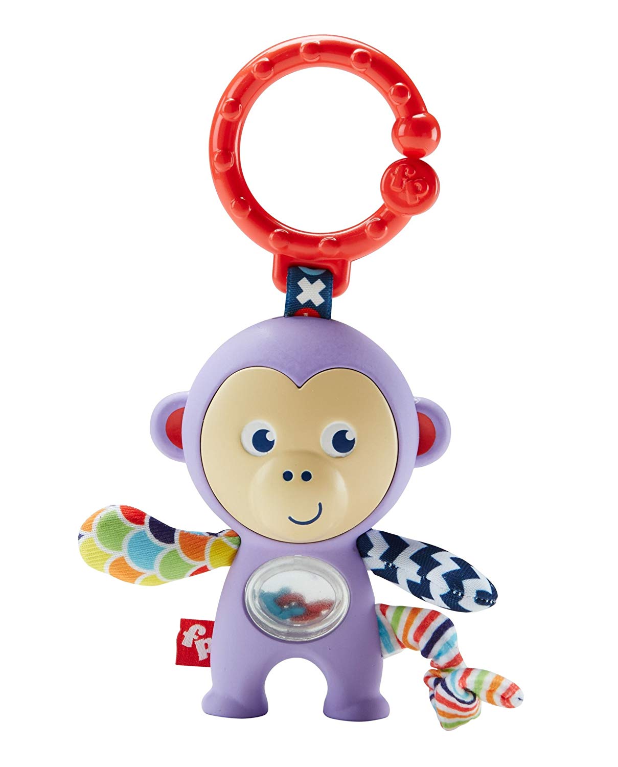 Mattel Fisher-Price DYF91 Monkey Rattle/Teether, 1 Stück (1er Pack)