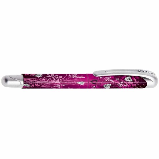 ONLINE College ink pen Papillon │ ergonomic fountain pen for left handed for school │ solid medium nib, soft grip part │ for standard ink cartridges │ refillable│ideal for beginners, pupils & students - Image 2