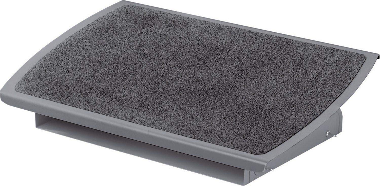 3M FR530 55x35cm Adjustable Foot Rest - Charcoal Black, Large