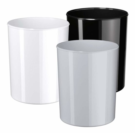 HAN 18200-12, i-Line waste bin. Modern, stylish. Elegant and glossy, premium quality, 20 litres, white - Image 3