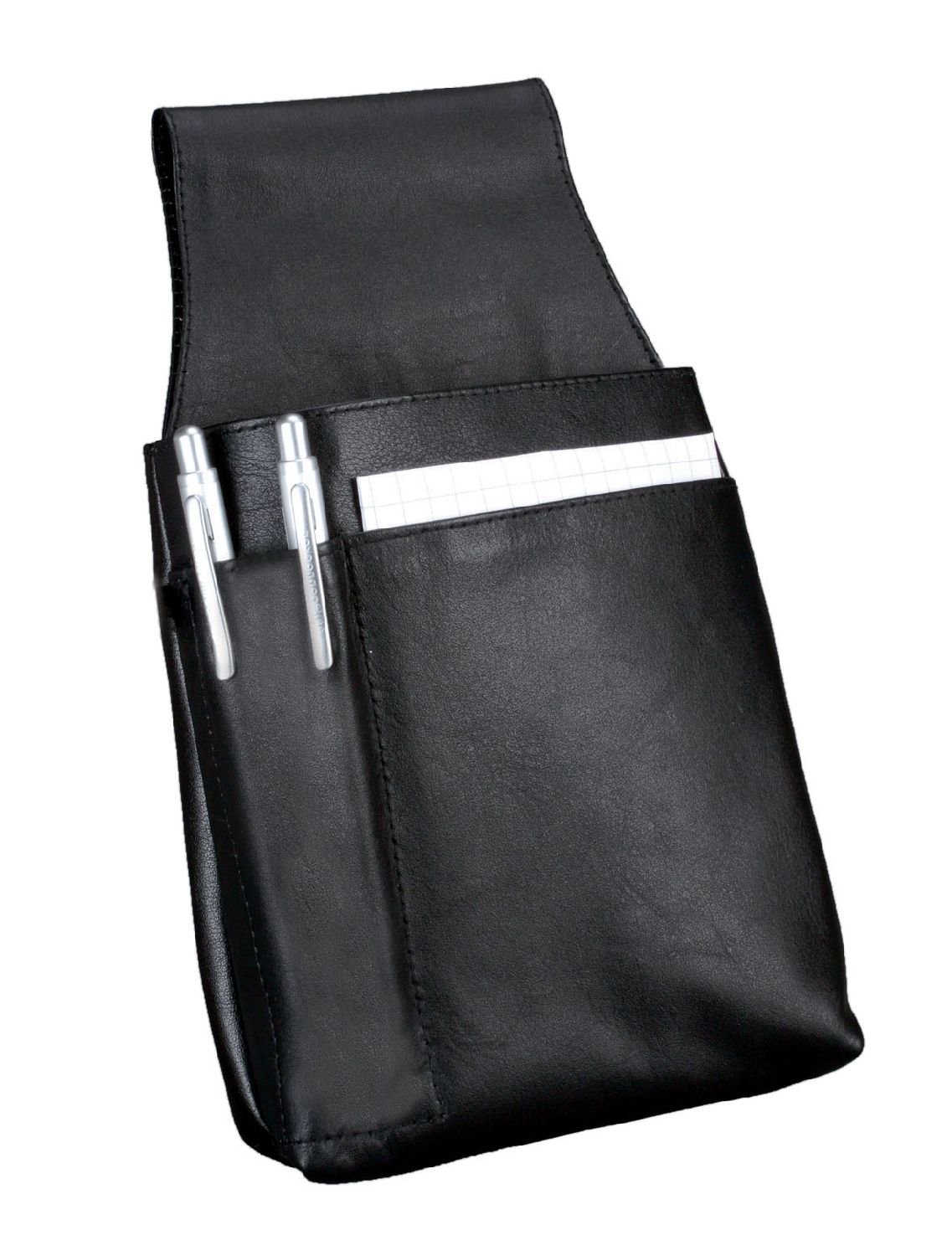 Alassio 42079 Genuine Leather Belt Pouch for Waiter's Wallet Black - Image 2