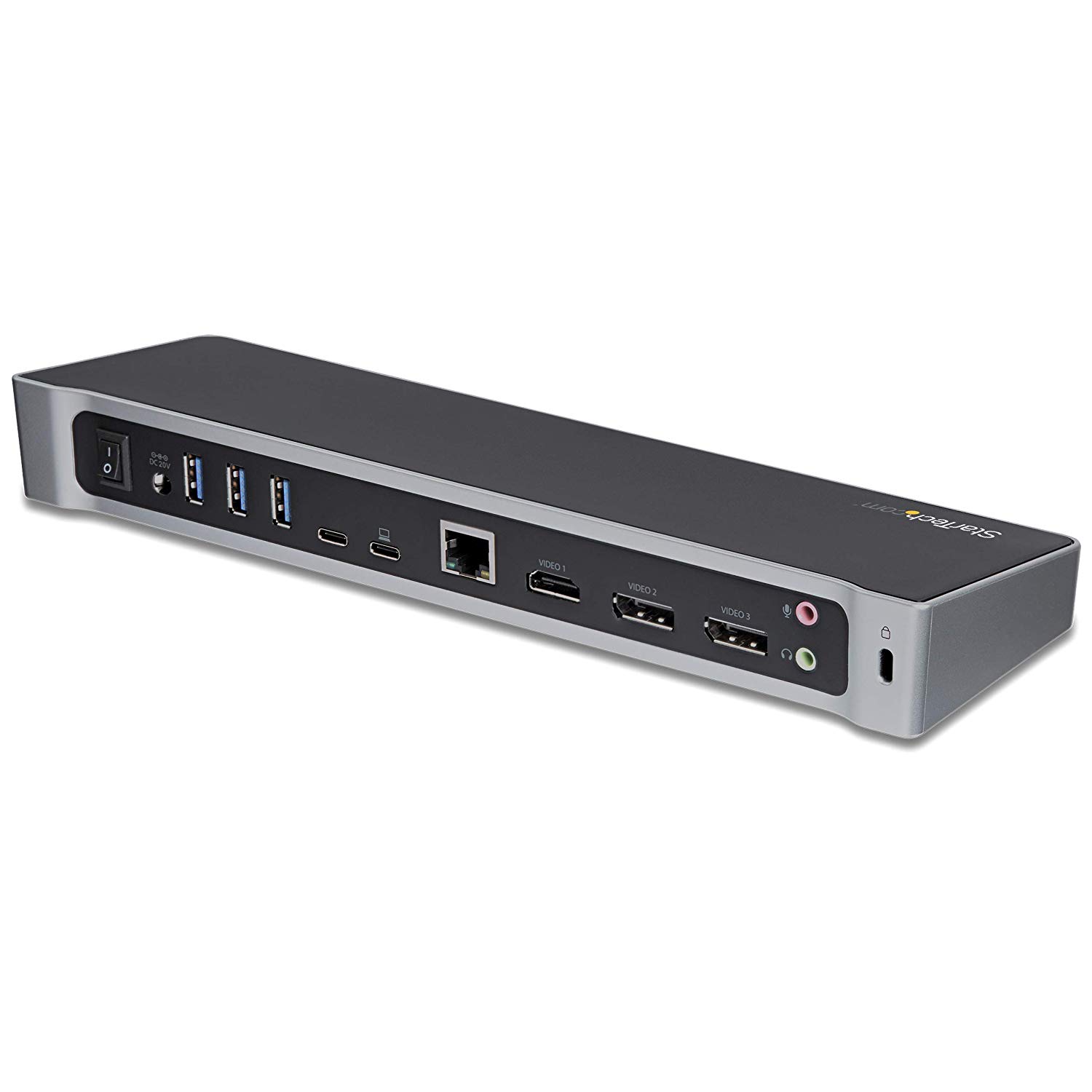 StarTech.com USB-C Triple Monitor Docking Station for MacBook Pro / Air M1 M2 M3 M4 & Windows, Universal 4K HDMI DP Dock - Image 3