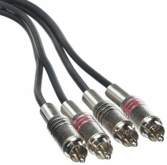 Stagg STC6C 6m S Series Twin RCA Male to Twin RCA Male Cable
