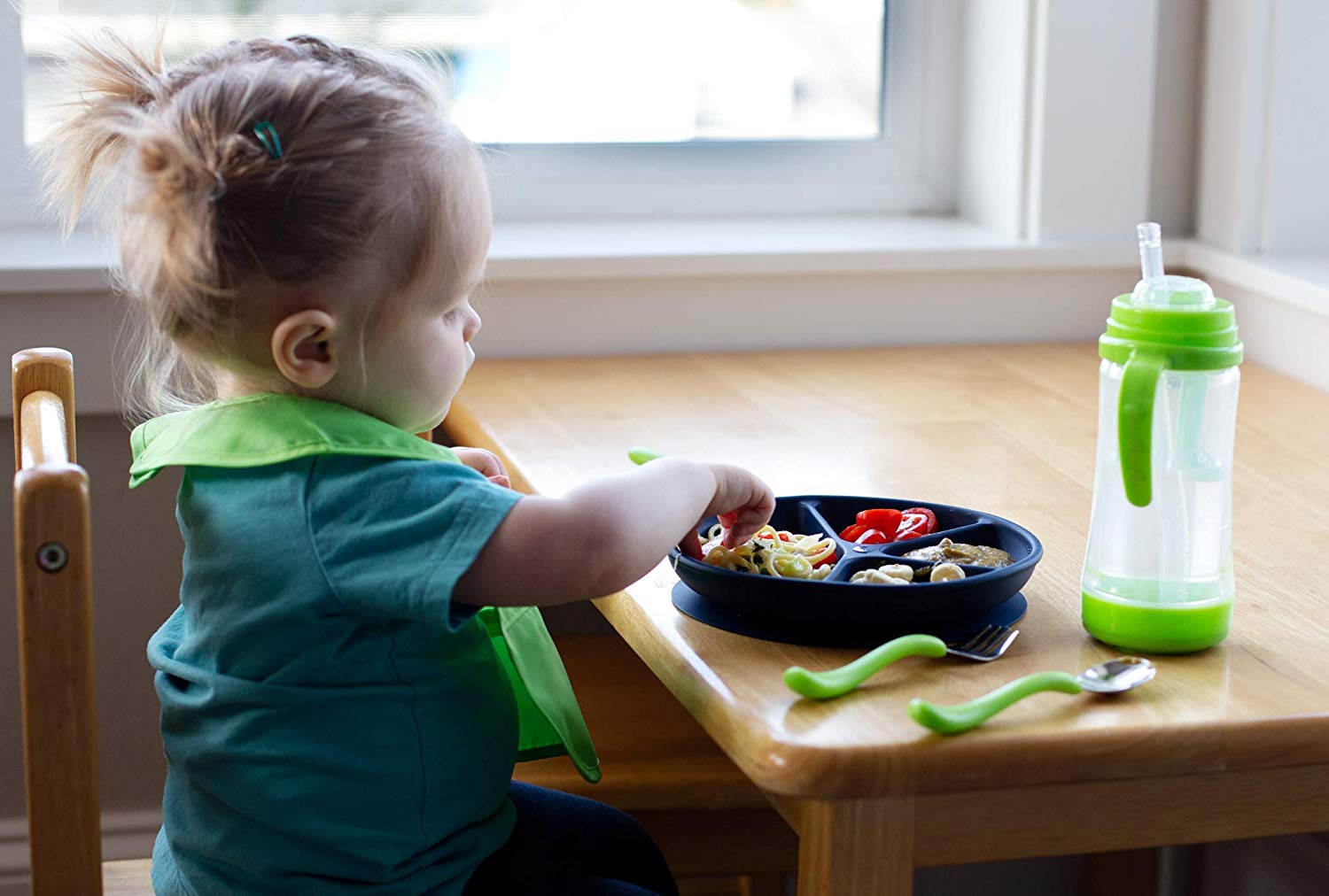 Green Sprouts Learning Cutlery Set (12 to 48 Months, Green), 12-48 months - Image 3