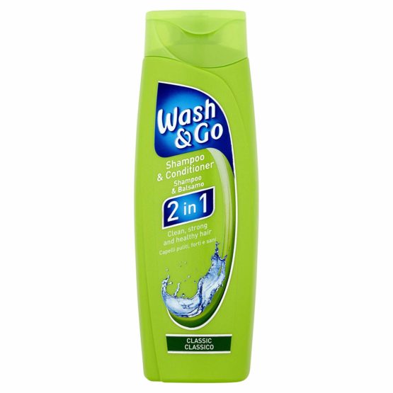 Wash & Go 2-In-1 Classic Shampoo and Conditioner, 400 ml (Pack of 6)