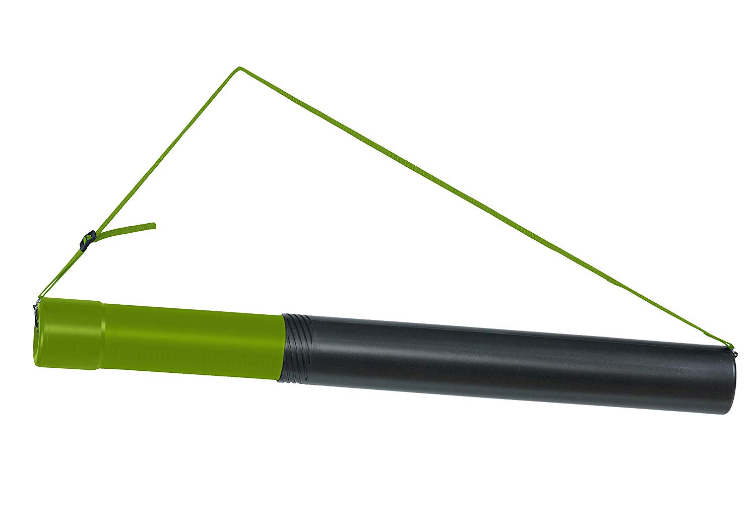 Linex Drawing Tube, Adjustable 70-124 cm, with Carry Strap, Black, 29.5L x 3.7W cm