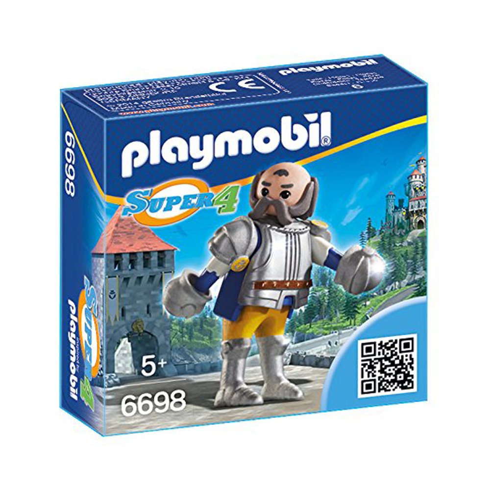 Playmobil 6698 SUPER 4 Royal Guard Sir Ulf, Fun Imaginative Role-Play, PlaySets Suitable for Children Ages 4+