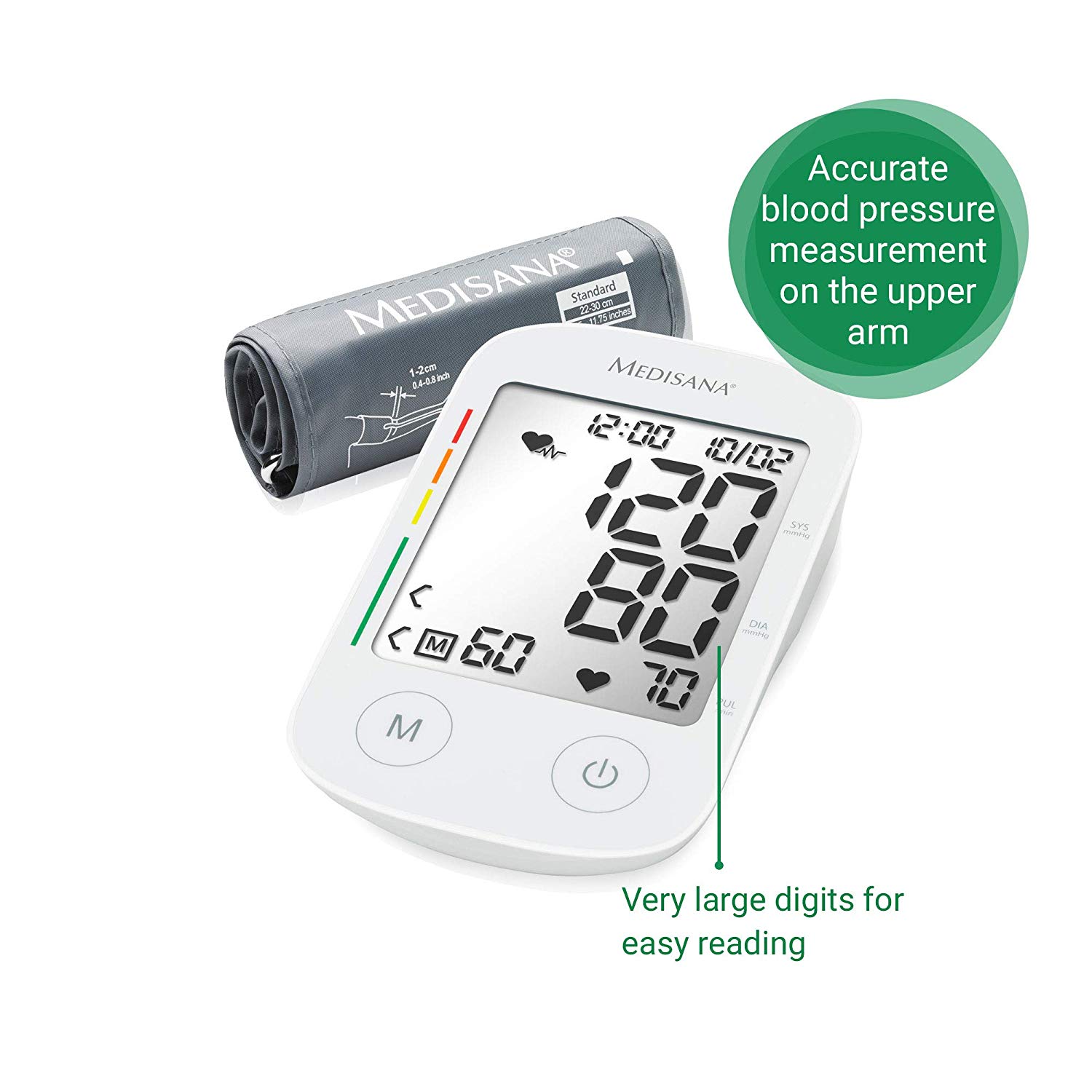 Medisana BU 535 Voice Upper arm blood pressure monitor, Automatic Digital Blood Pressure Machine with Voice Output - Image 4