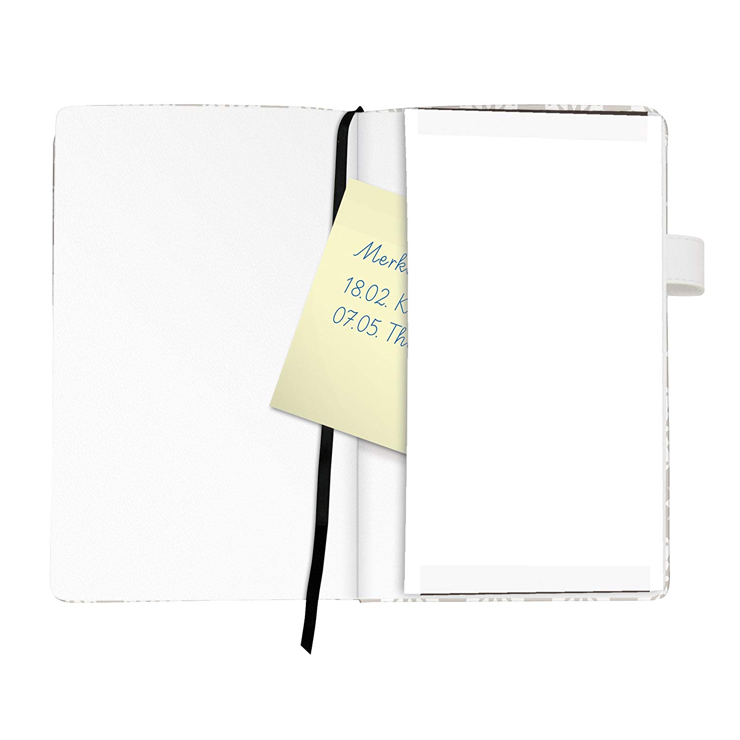 Herlitz A5 My Book Lady Pure Design Hardcover Notebook with Magnetic Closure and Pen Loop, multicoloured - Image 3
