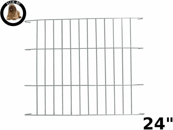 Ellie-Bo Silver Divider for 24 inch Small Dog Crate Cage