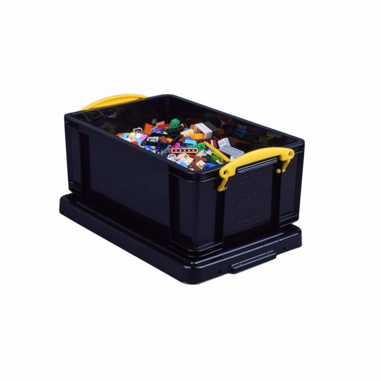 Really Useful Storage Box 9 Litre Solid Black - Image 2