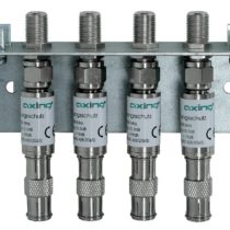 Axing QEW 4-20 earthing angle grounding rail bracket (row, surge protection, 4-Piece)